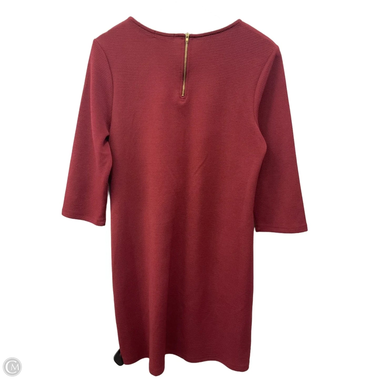 Dress Casual Midi By Ophelia Roe In Maroon, Size: L