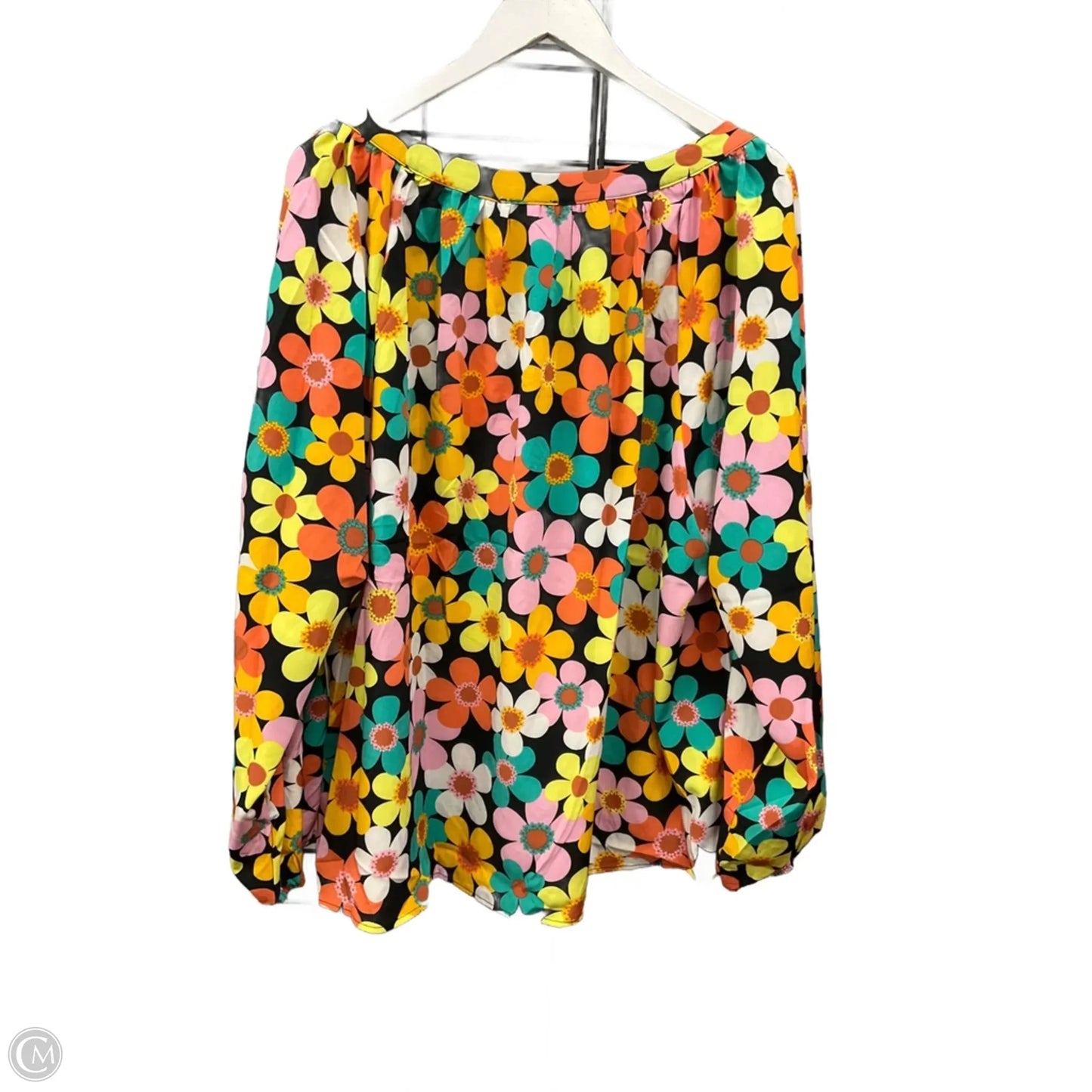 Top Long Sleeve By Emily Wonder In Multi-colored, Size: 2x