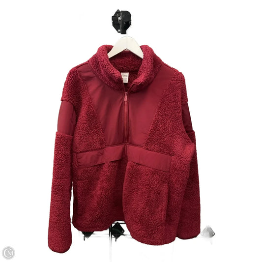 Athletic Fleece By Pink In Maroon, Size: Xl