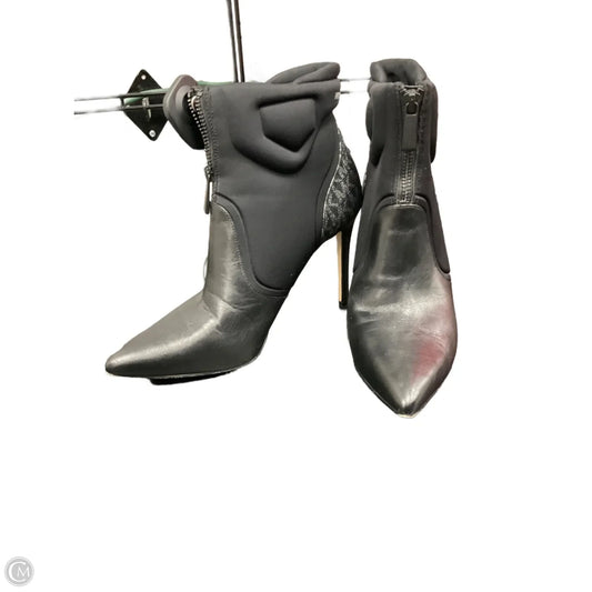 Boots Ankle Heels By Michael By Michael Kors In Black, Size: 7