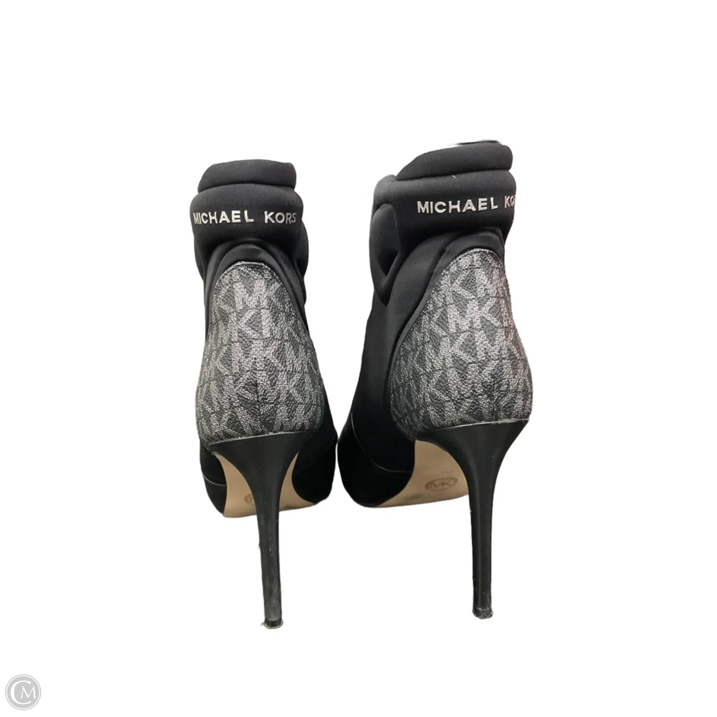 Boots Ankle Heels By Michael By Michael Kors In Black, Size: 7