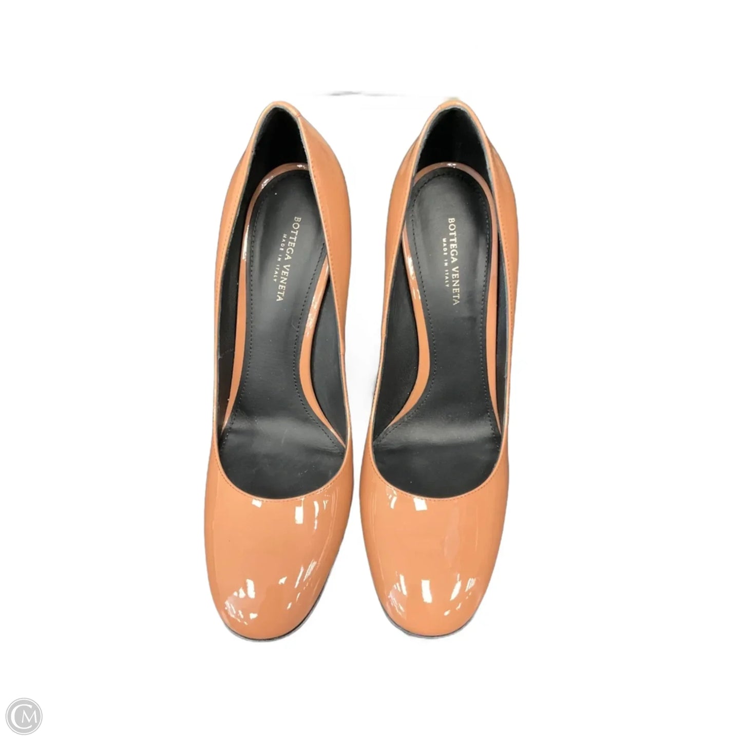 Shoes Luxury Designer By Bottega Veneta In Peach, Size: 7.5