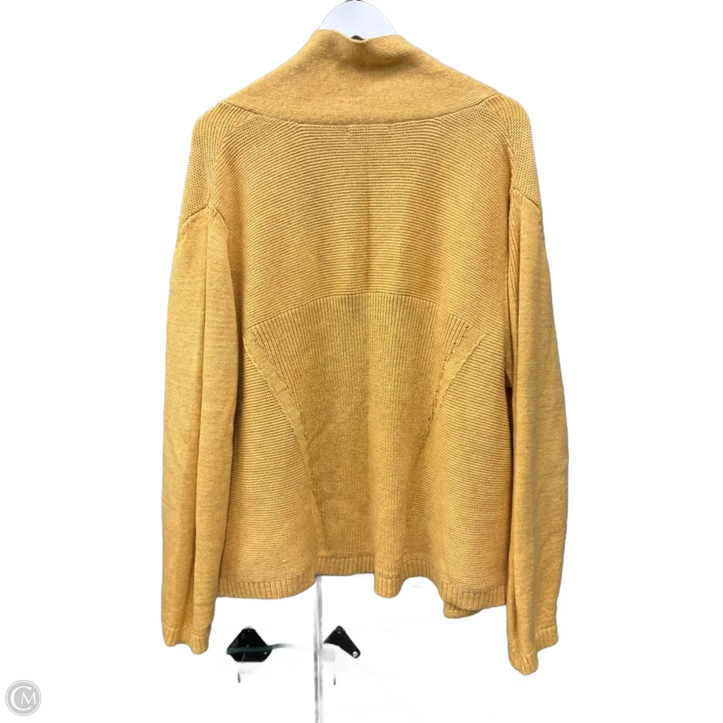 Sweater Cardigan By Cj Banks In Gold, Size: 2x