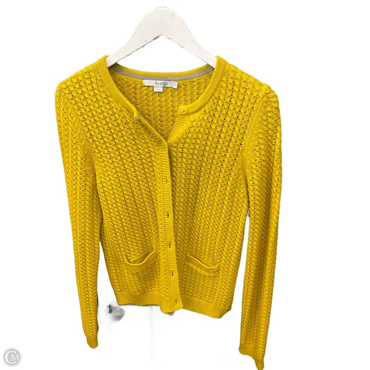 Sweater Cardigan By Boden In Gold, Size: M