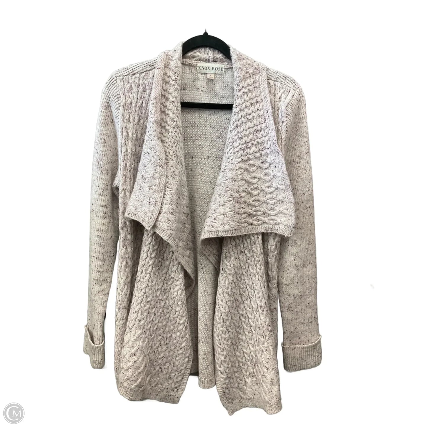 Sweater Cardigan By Knox Rose In Purple, Size: L