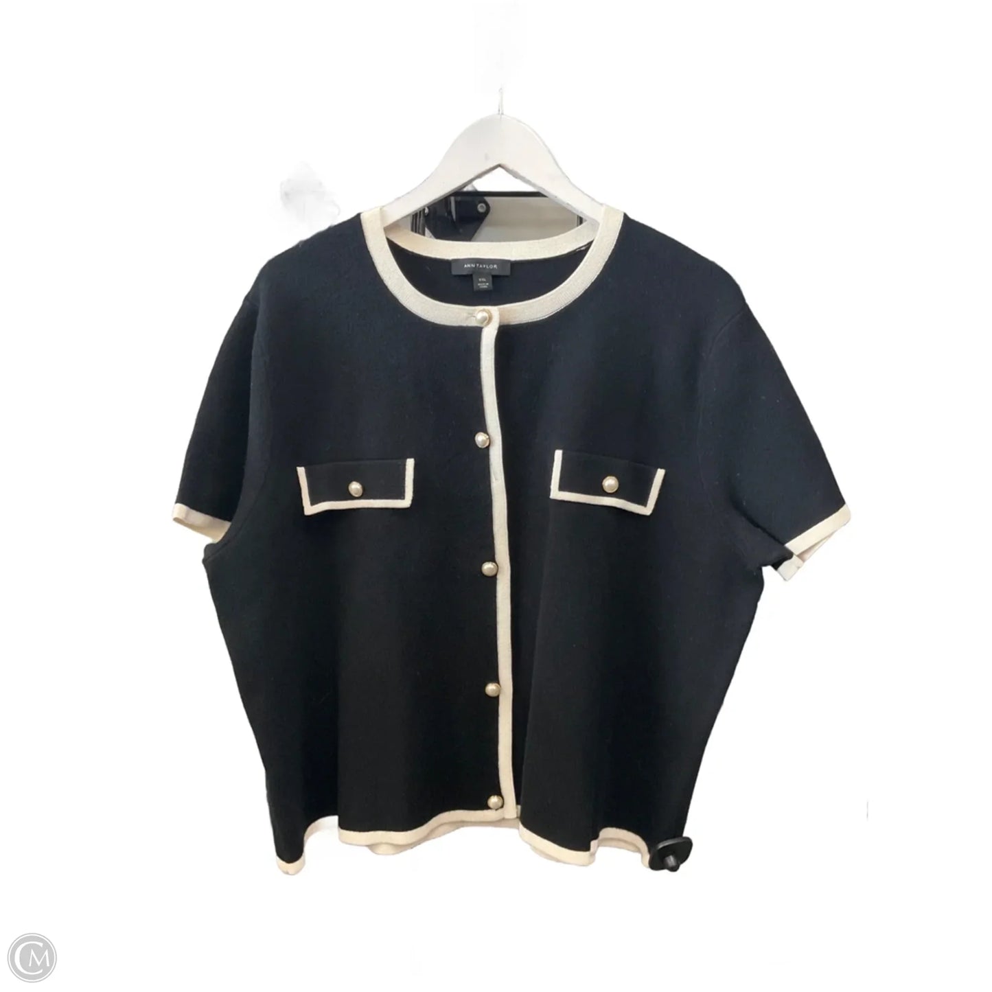 Sweater Cardigan By J. Jill In Navy, Size: 2x