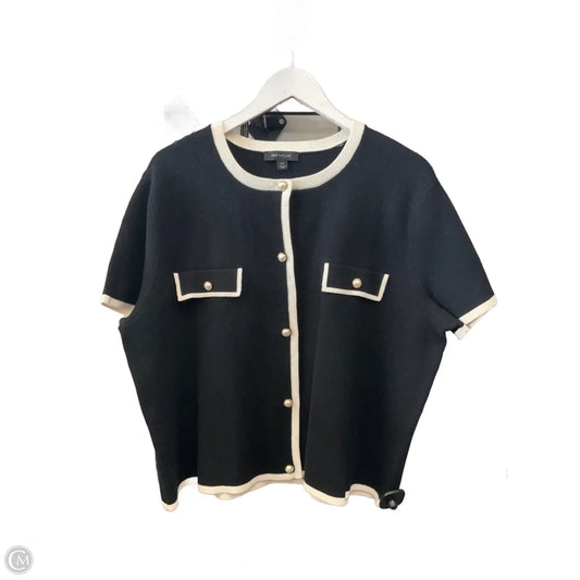 Sweater Cardigan By J. Jill In Navy, Size: 2x