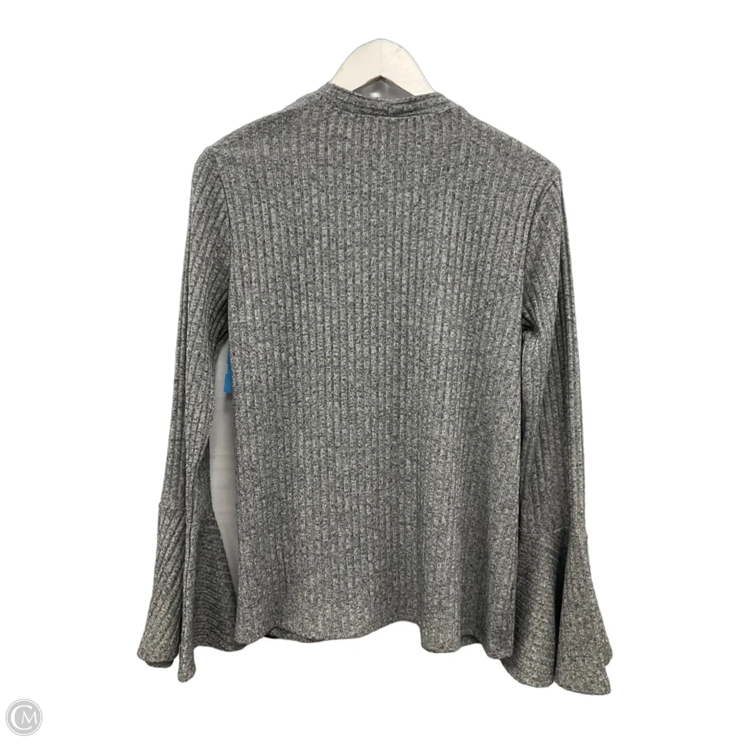 Sweater Cardigan By Philosophy In Grey, Size: M