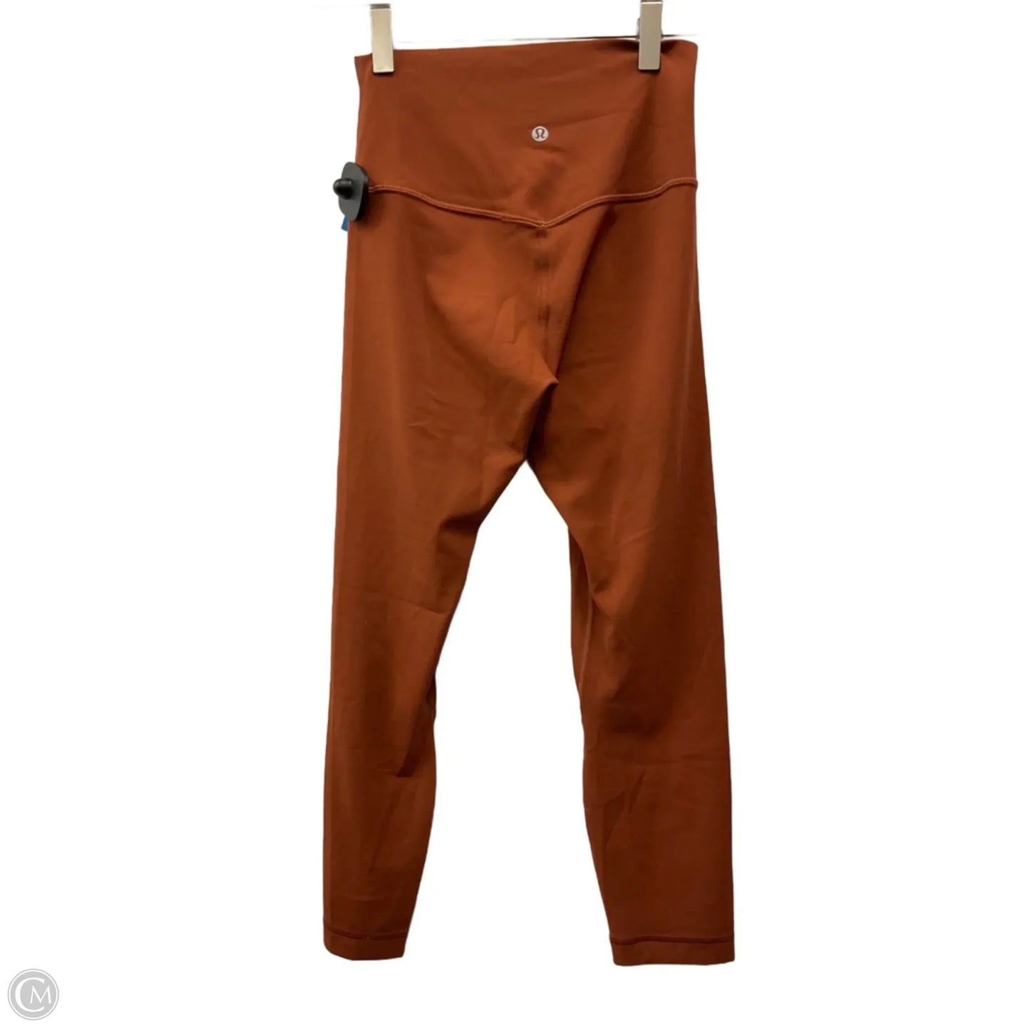 Athletic Capris By Lululemon In Orange, Size: 4