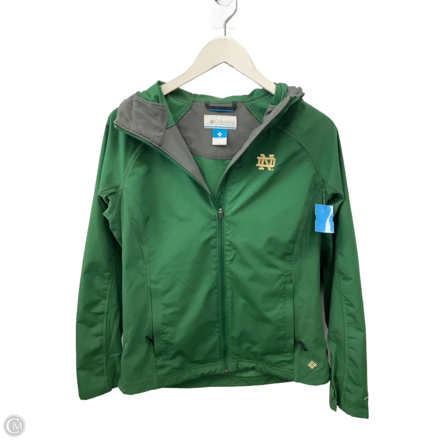 Athletic Jacket By Columbia In Green, Size: L