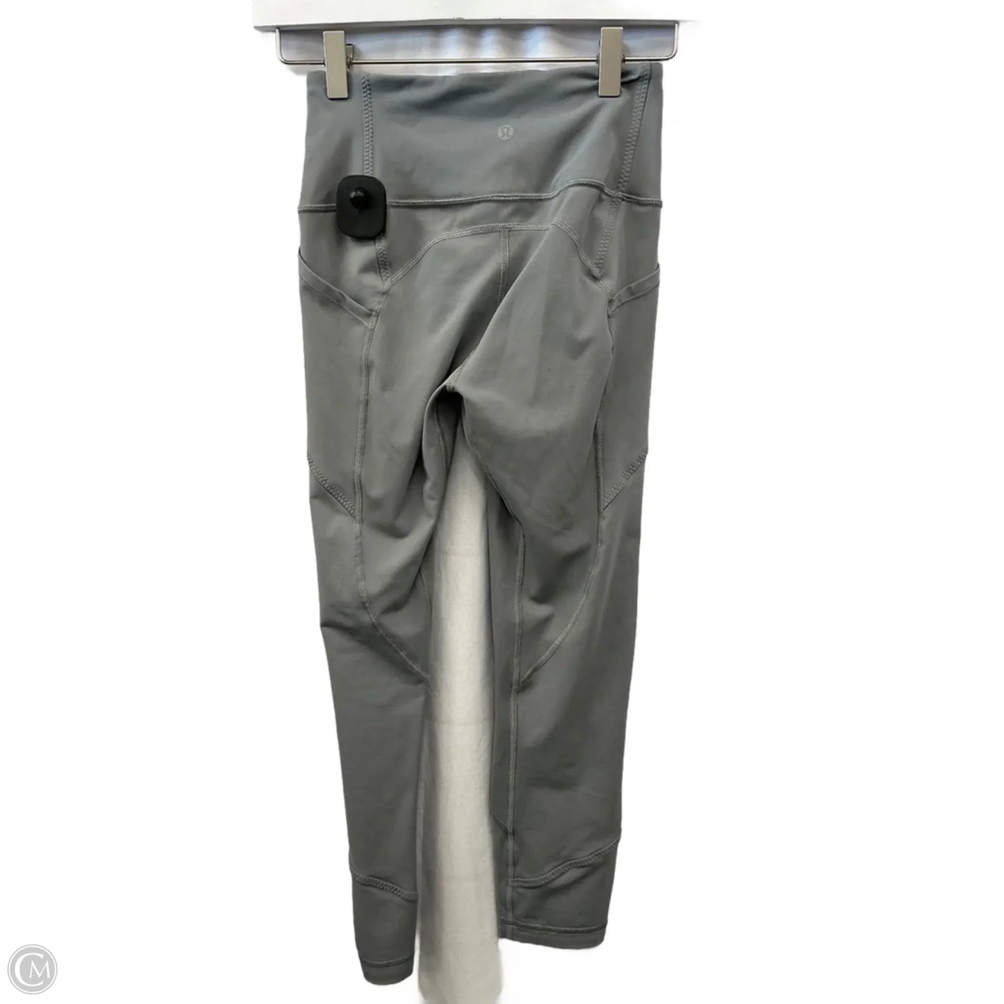 Athletic Leggings By Lululemon In Grey, Size: 4