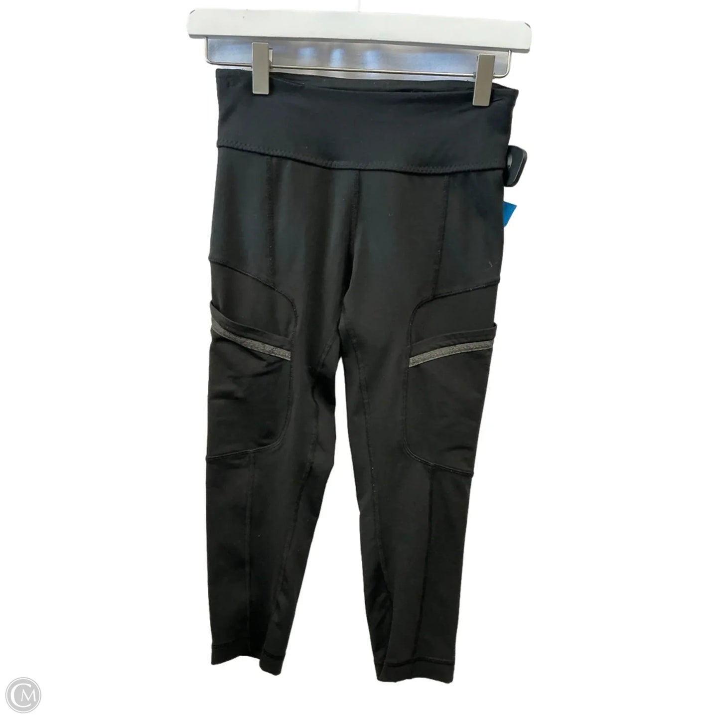 Athletic Capris By Lululemon In Black, Size: 4