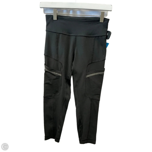 Athletic Capris By Lululemon In Black, Size: 4