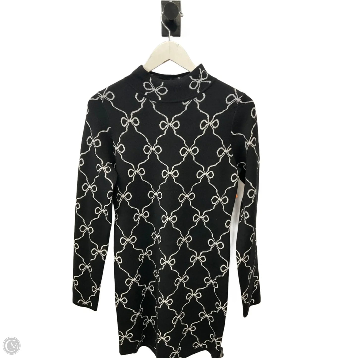 Dress Sweater By Jolie & Joy In Black & White, Size: L
