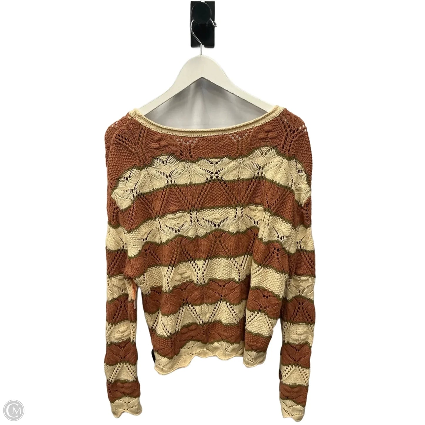 Sweater By Originality In Orange, Size: L
