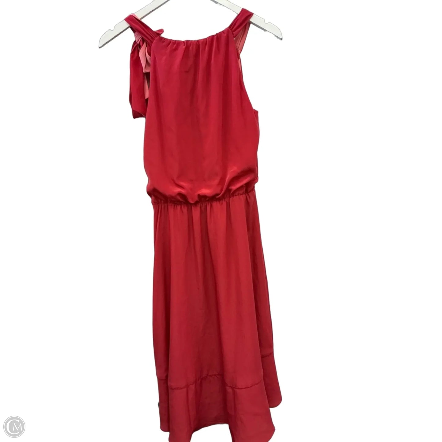 Dress Party Midi By White House Black Market In Coral, Size: Xs