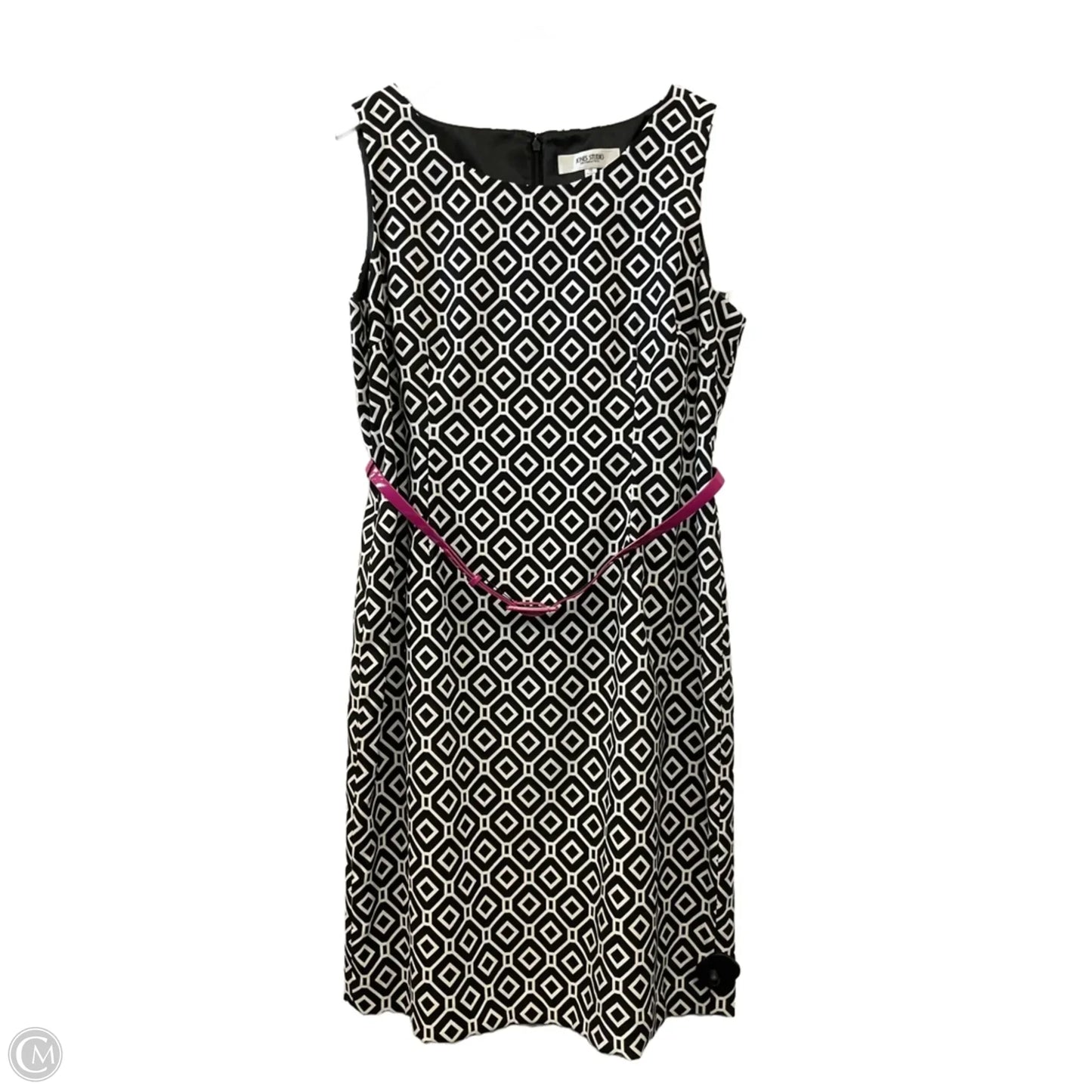 Dress Work By Jones Studio In Black & White, Size: Xl