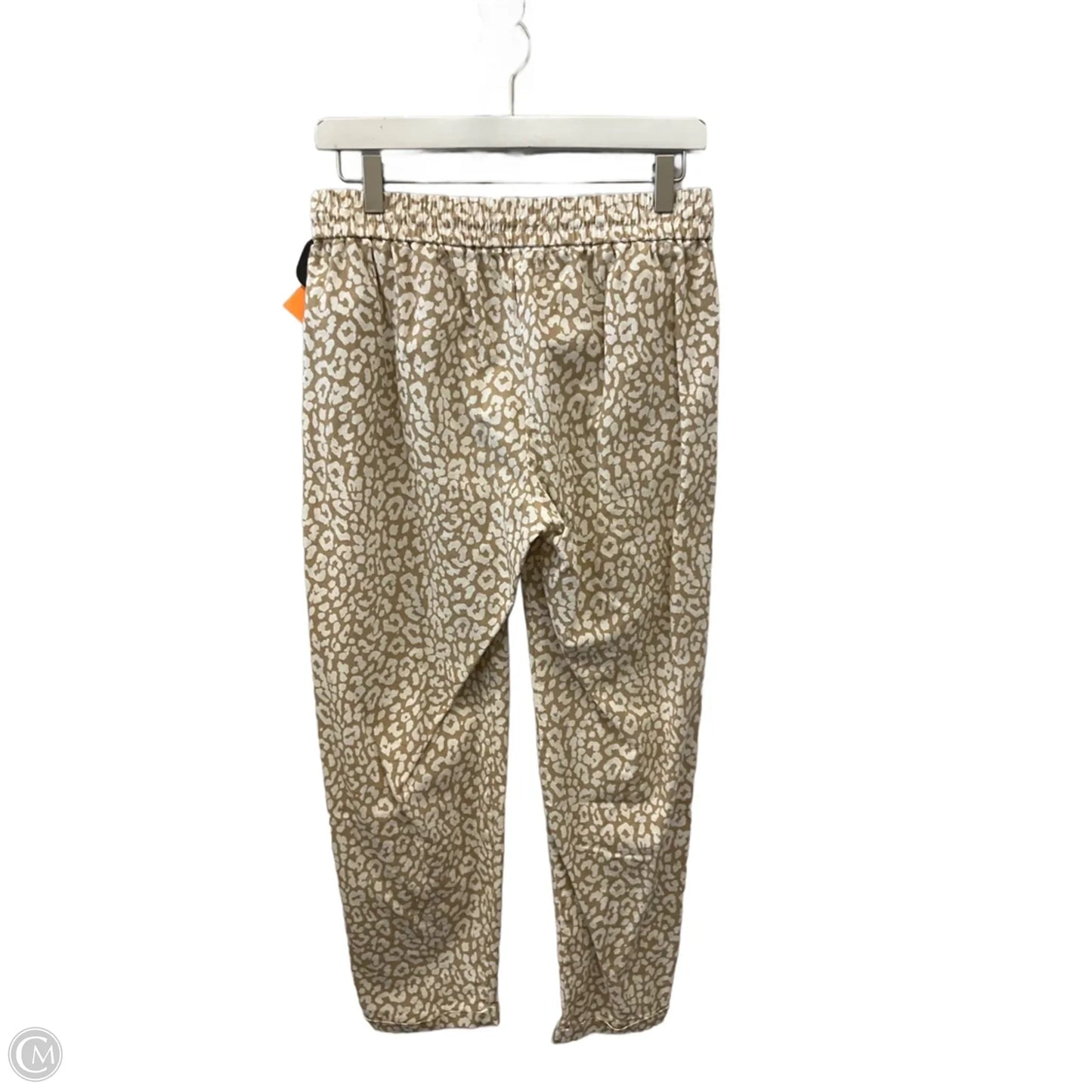 Pants Linen By J. Crew In Tan & White, Size: 4