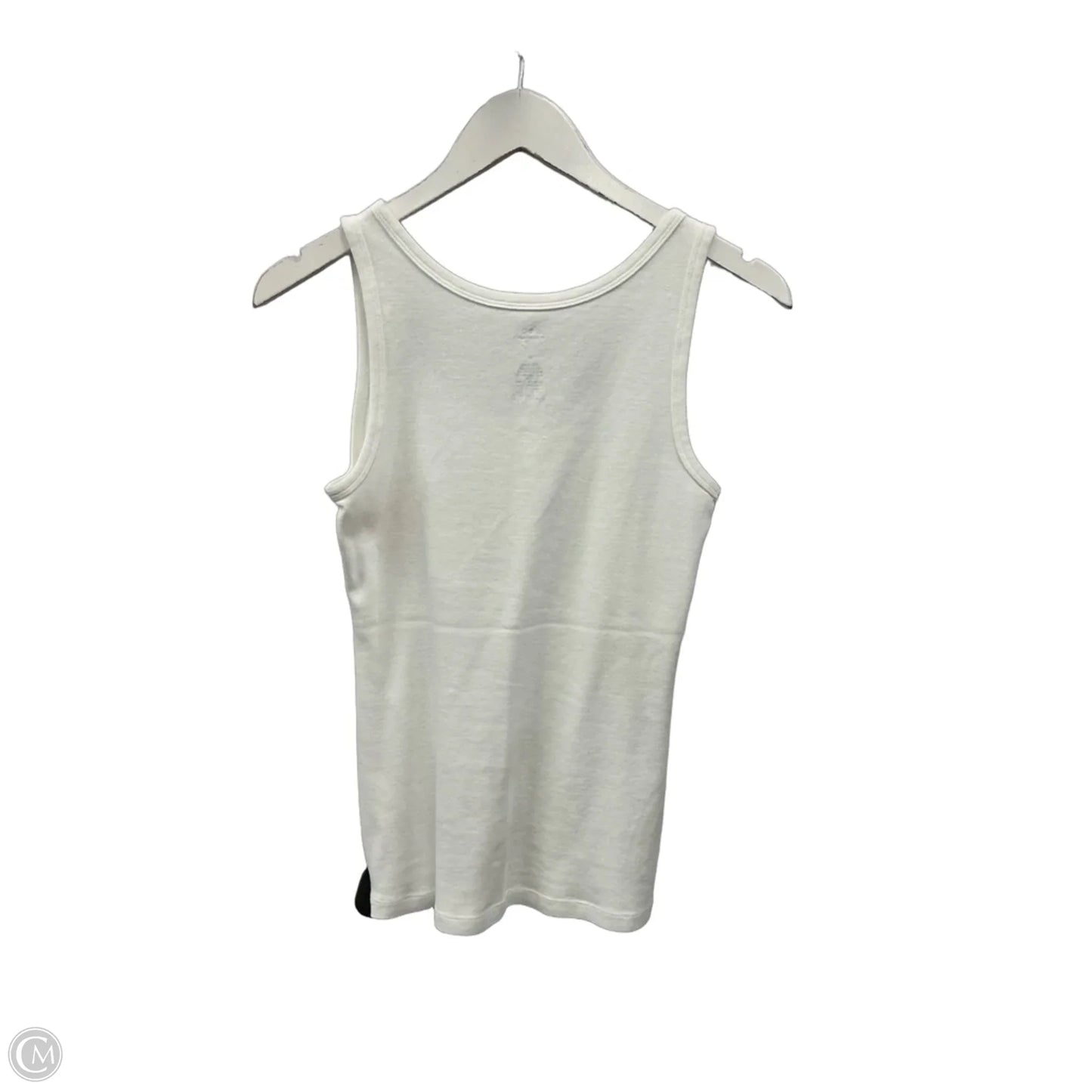 Top Sleeveless Basic By St Johns Bay In White, Size: S
