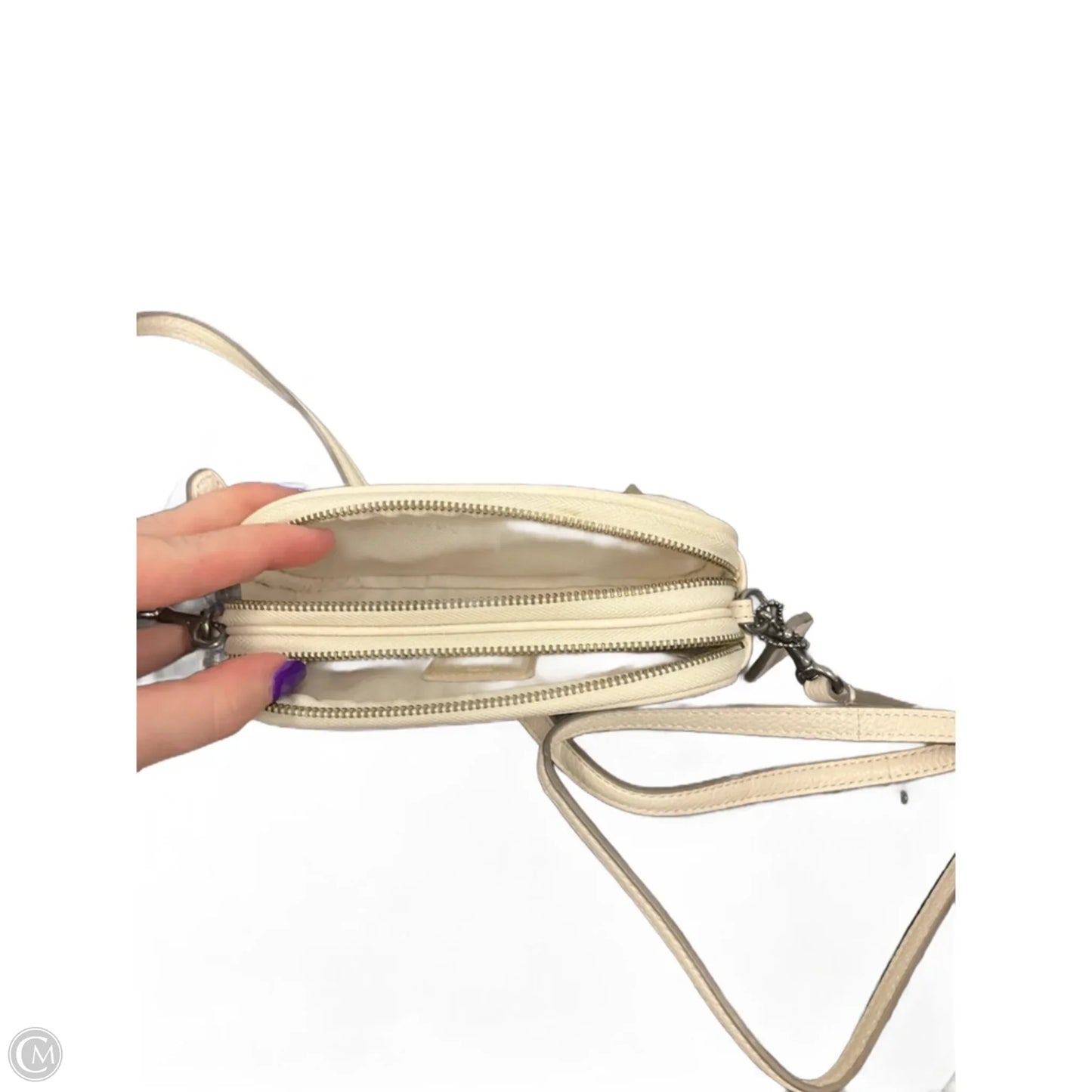 Crossbody Designer By Coach, Size: Small