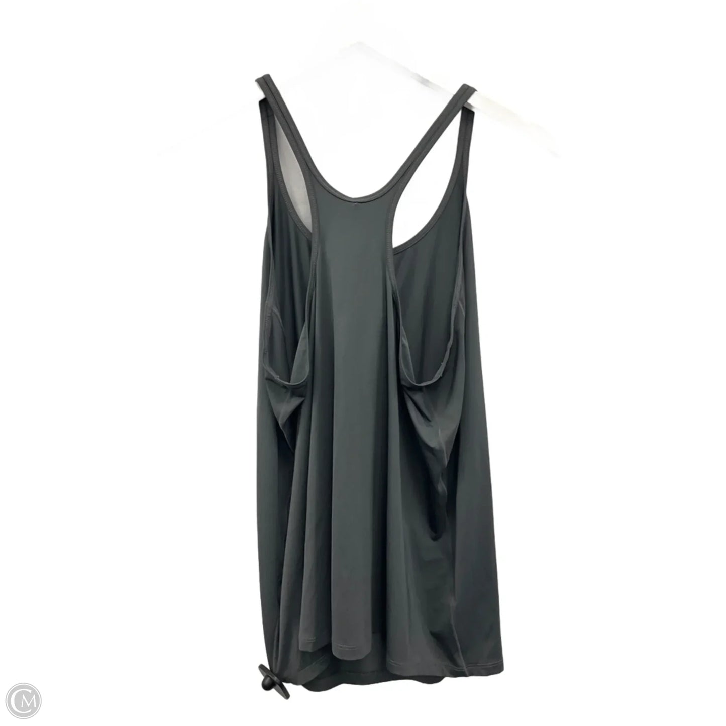 Athletic Tank Top By Nike Apparel In Grey, Size: L