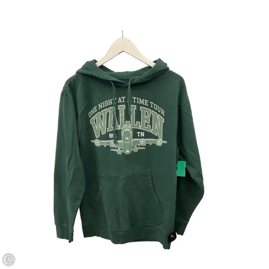 Sweatshirt Hoodie By Clothes Mentor In Green, Size: M