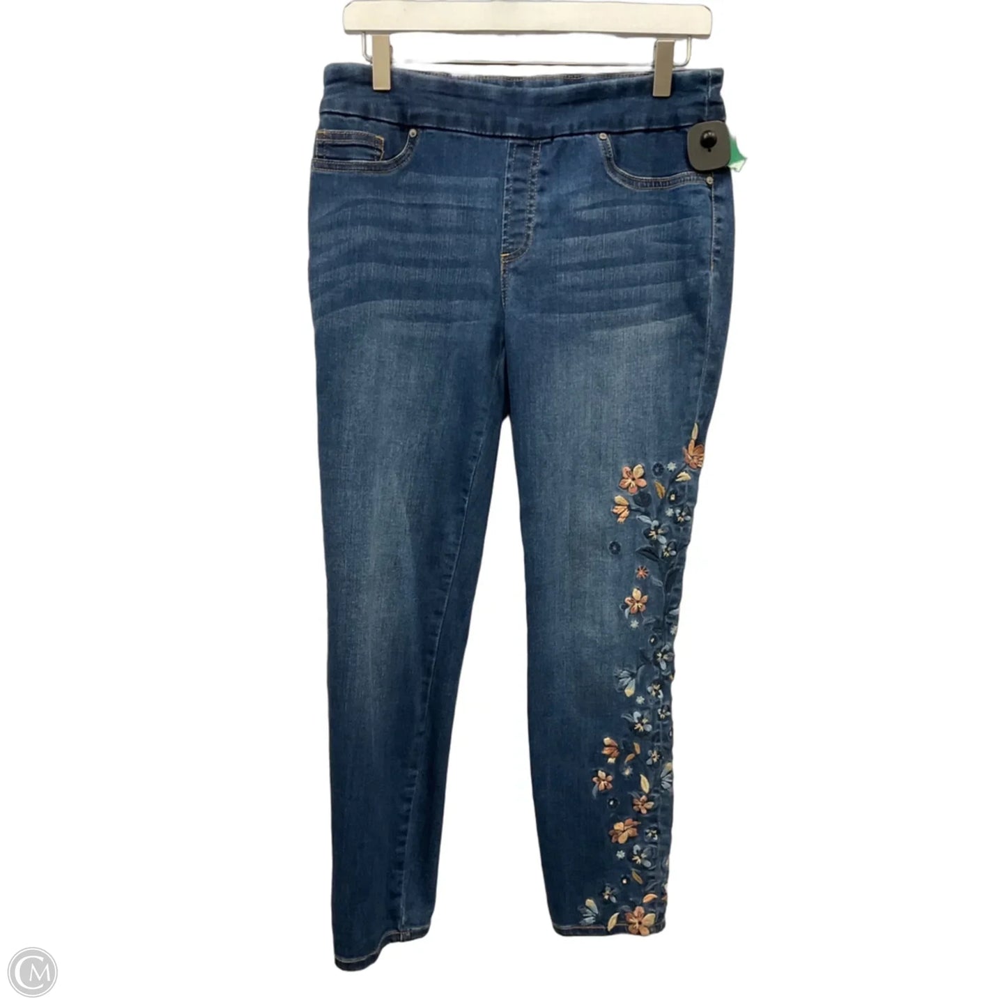Jeans Jeggings By Chicos In Blue Denim, Size: 4
