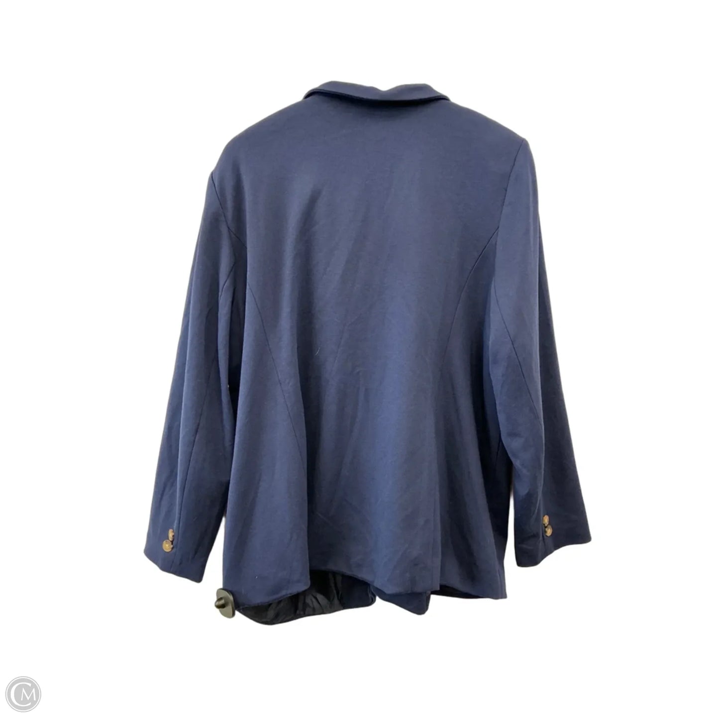 Blazer By Clothes Mentor In Navy, Size: 2x