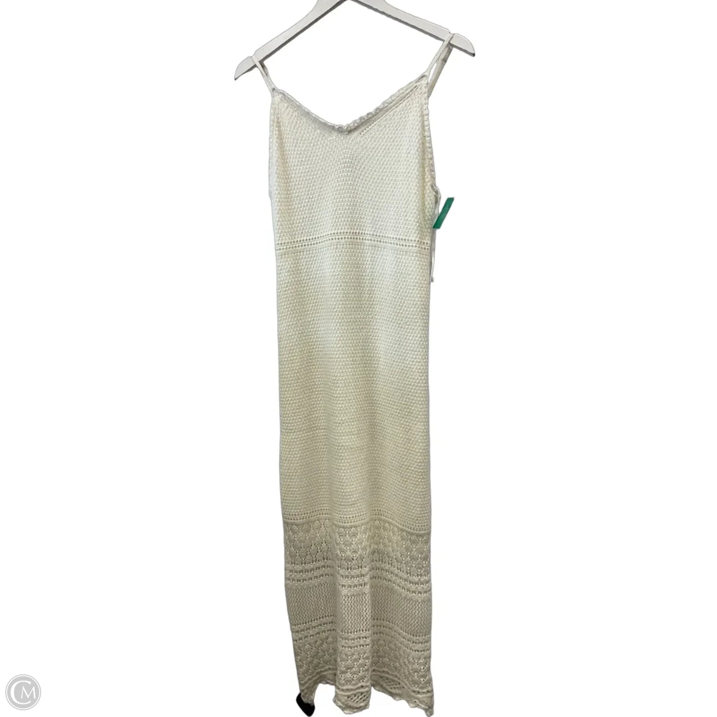 Dress Casual Maxi By Freshman In Cream, Size: M