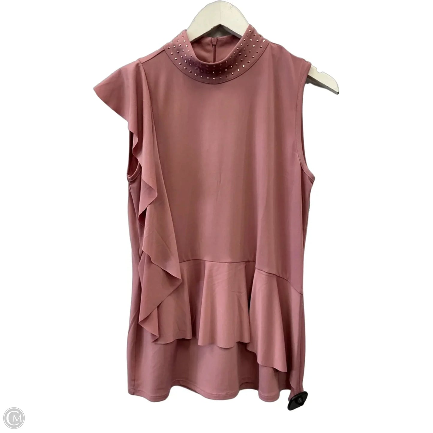 Top Sleeveless By Belldini In Pink, Size: M
