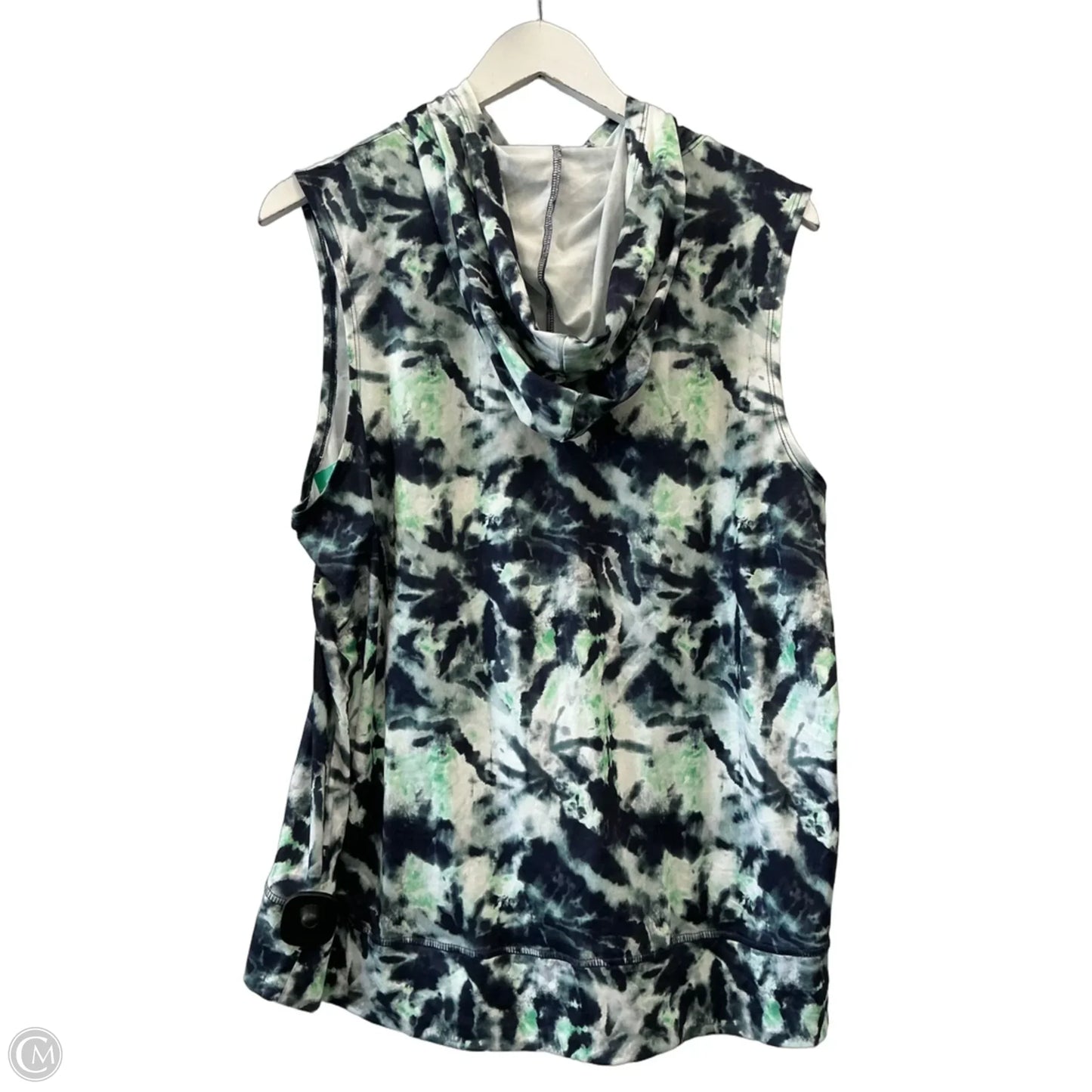 Top Sleeveless By Marika In Blue & Green, Size: L