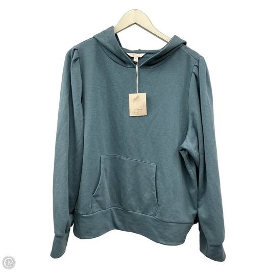 Sweatshirt Hoodie By Lc Lauren Conrad In Blue, Size: Xl
