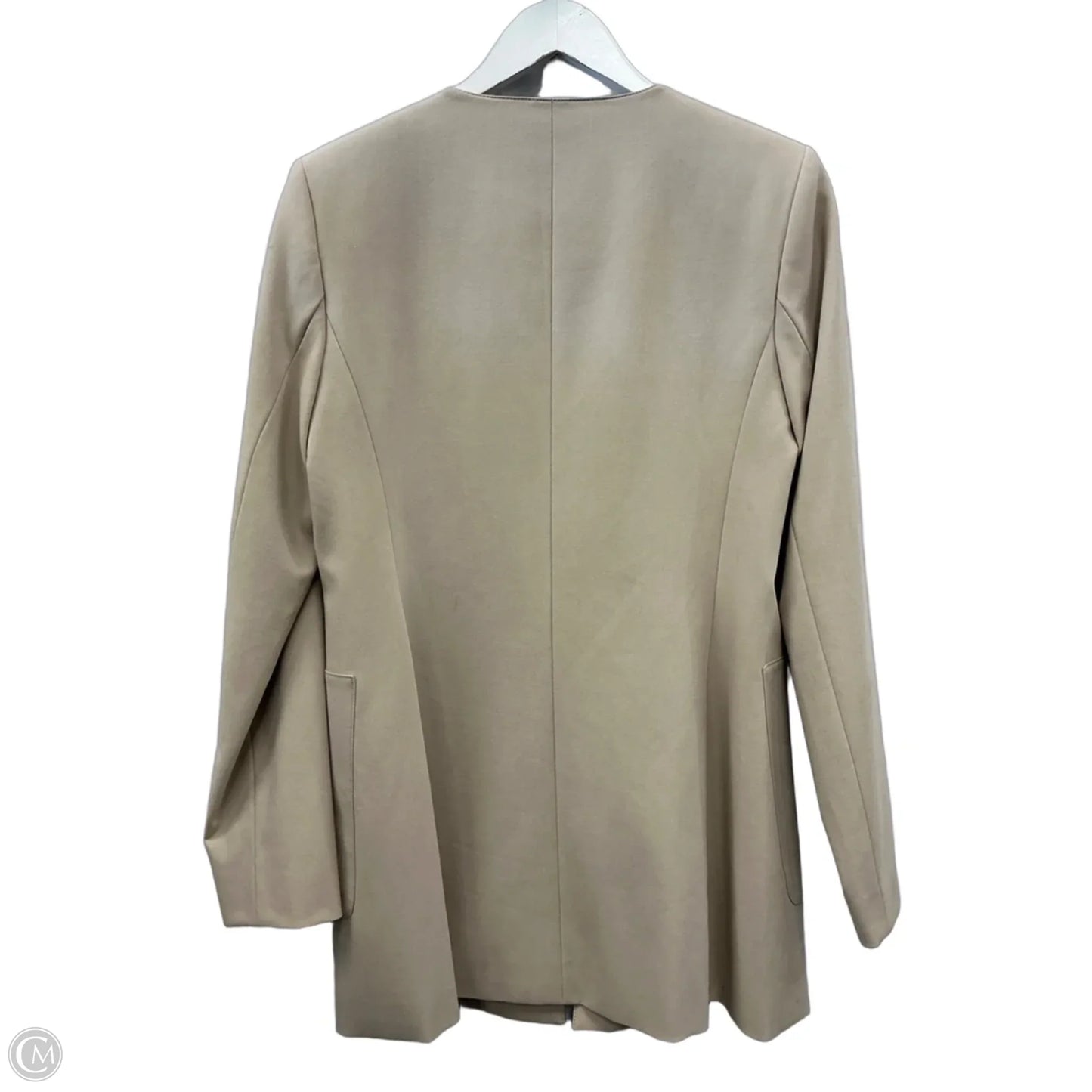 Blazer By Calvin Klein In Tan, Size: S