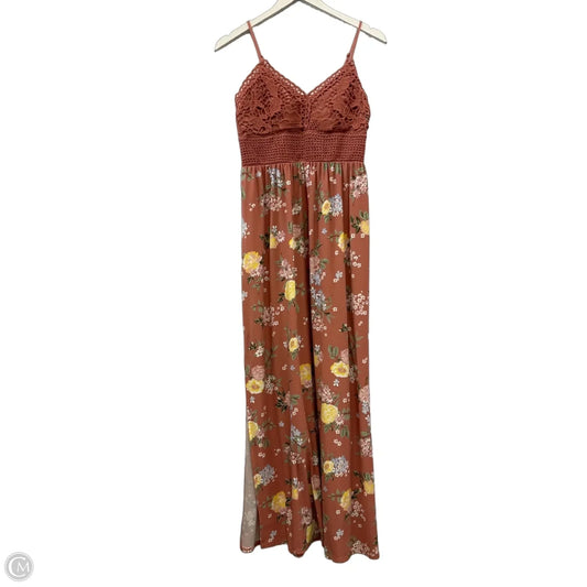 Dress Casual Maxi By Clothes Mentor In Pink, Size: L