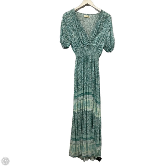 Dress Casual Maxi By Clothes Mentor In Aqua, Size: Xl