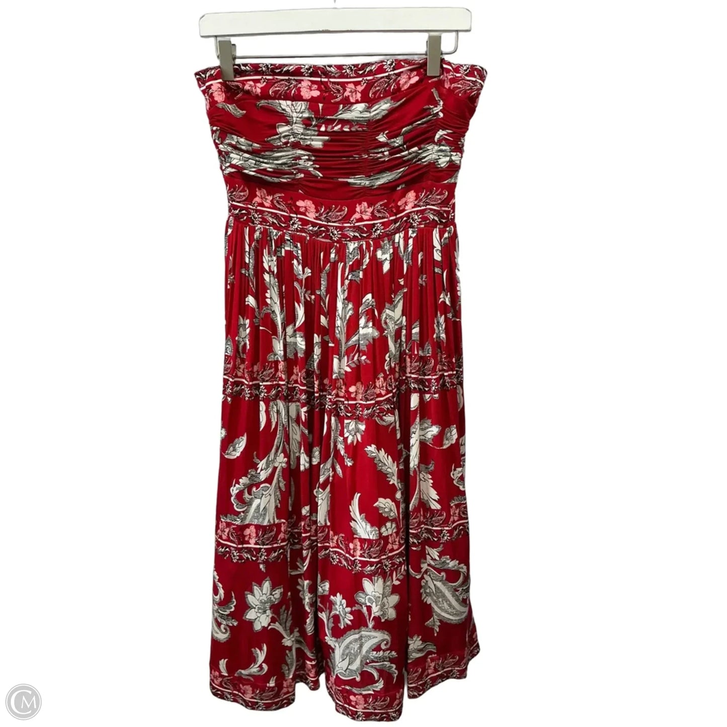 Dress Party Midi By White House Black Market In Red, Size: M