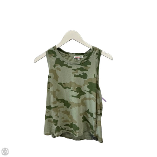 Top Sleeveless By Sundry In Camouflage Print, Size: Xs