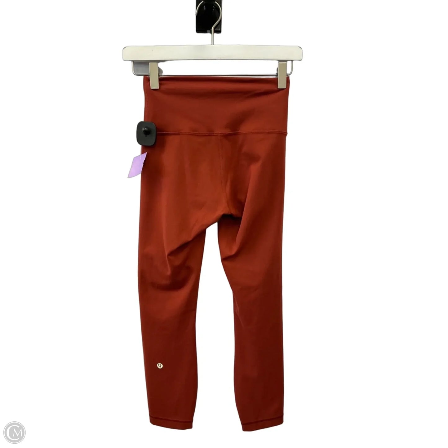 Athletic Capris By Lululemon In Orange, Size: S