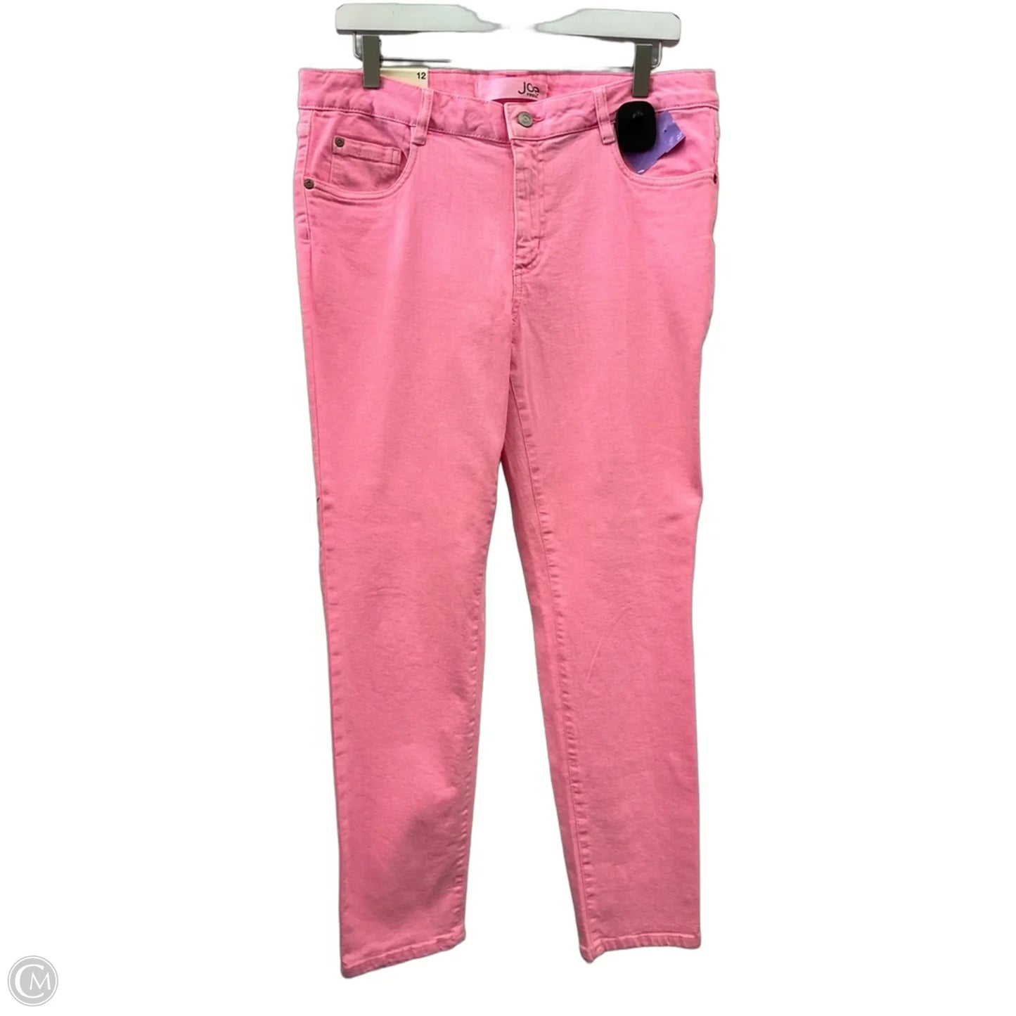 Jeans Straight By Joe Fresh In Pink Denim, Size: 12