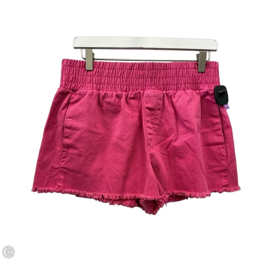 Shorts By Vanilla Star In Pink Denim, Size: 12