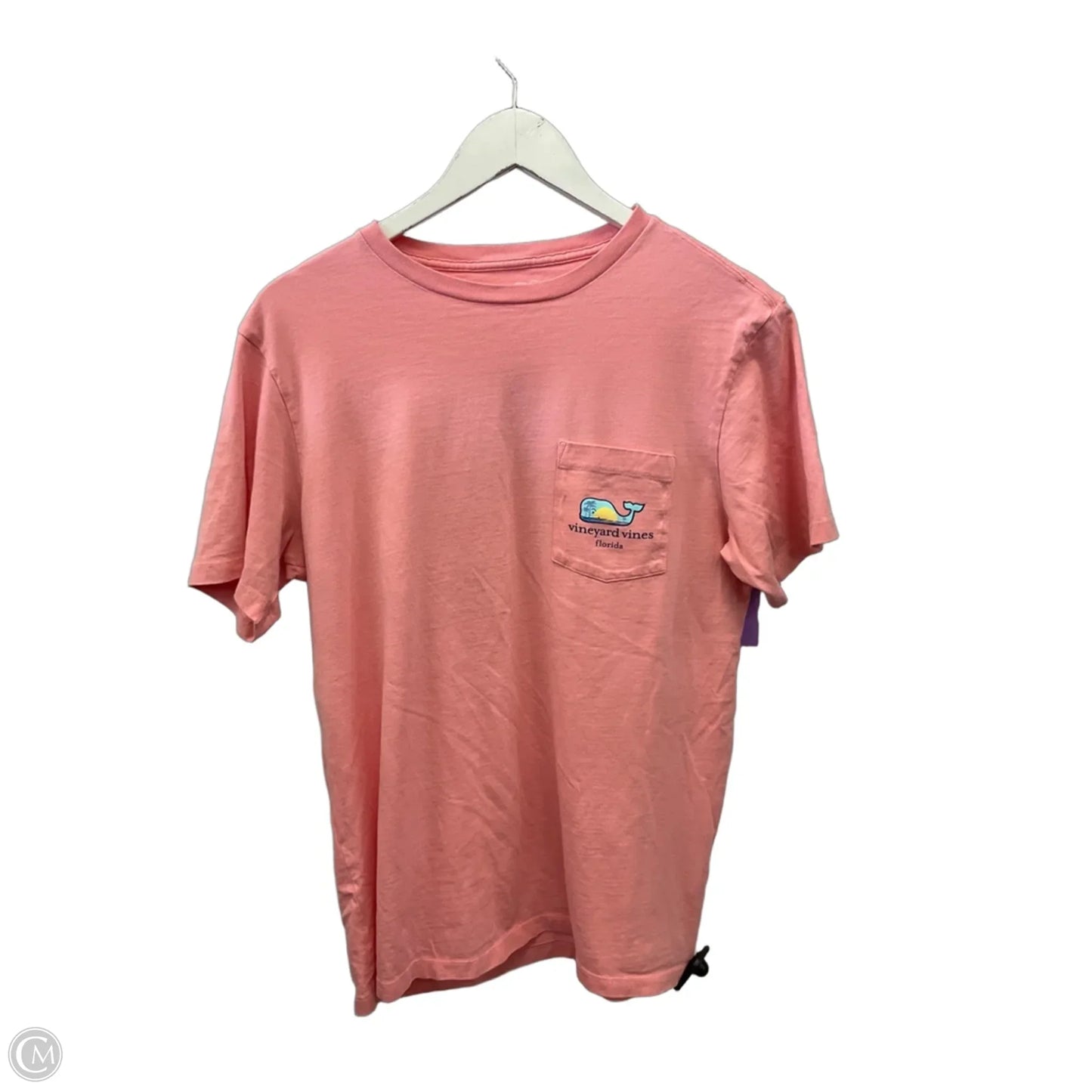 Top Short Sleeve By Vineyard Vines In Pink, Size: S
