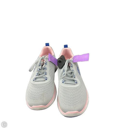 Shoes Athletic By Skechers In Grey, Size: 9