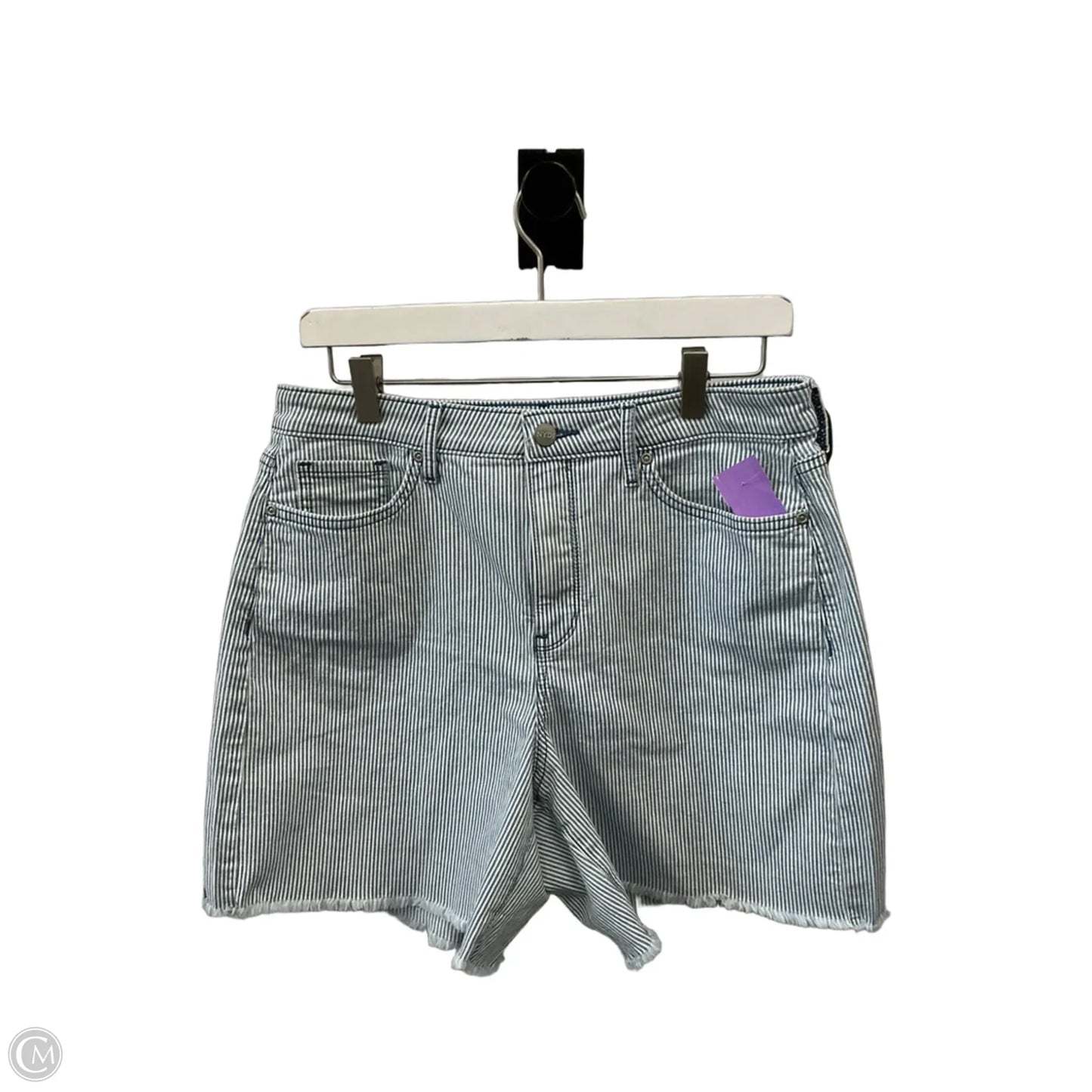 Shorts By Not Your Daughters Jeans In Blue & White, Size: 8