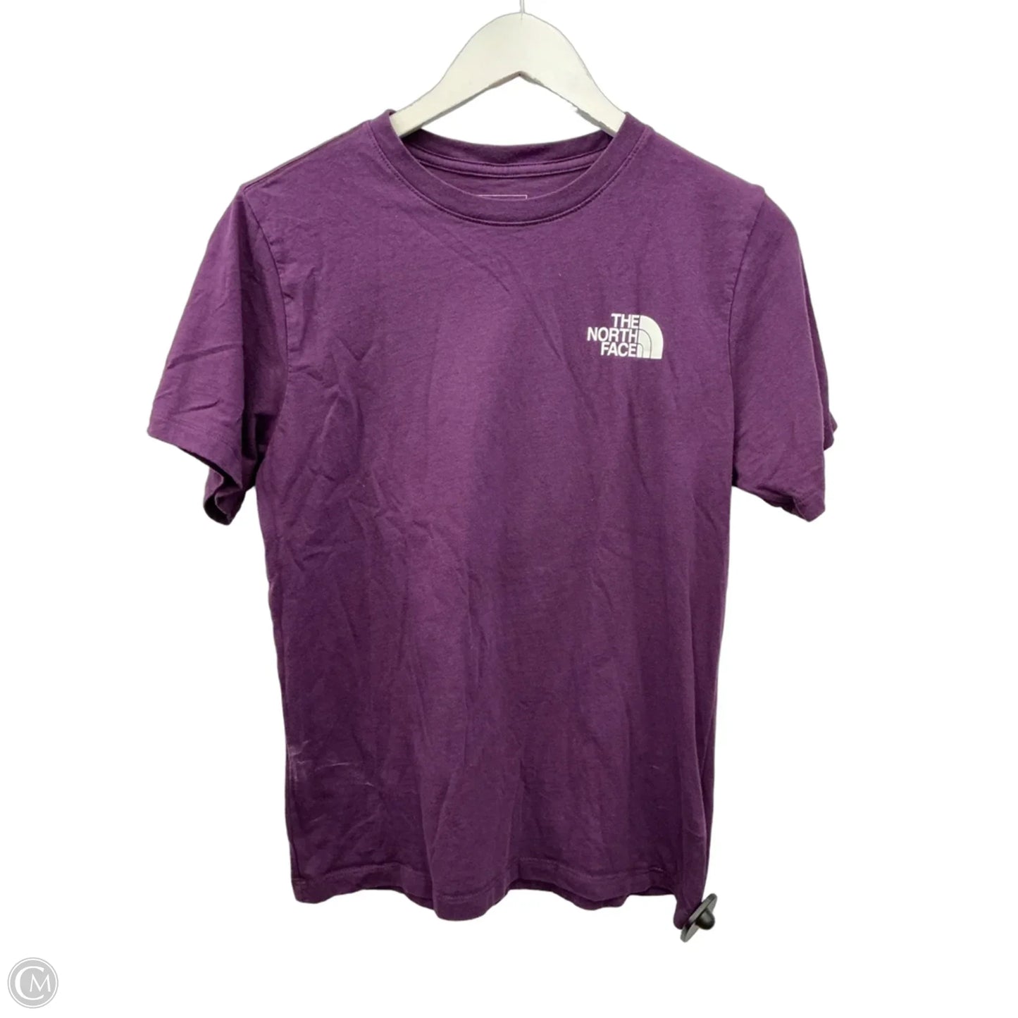 Athletic Top Short Sleeve By The North Face In Purple, Size: M