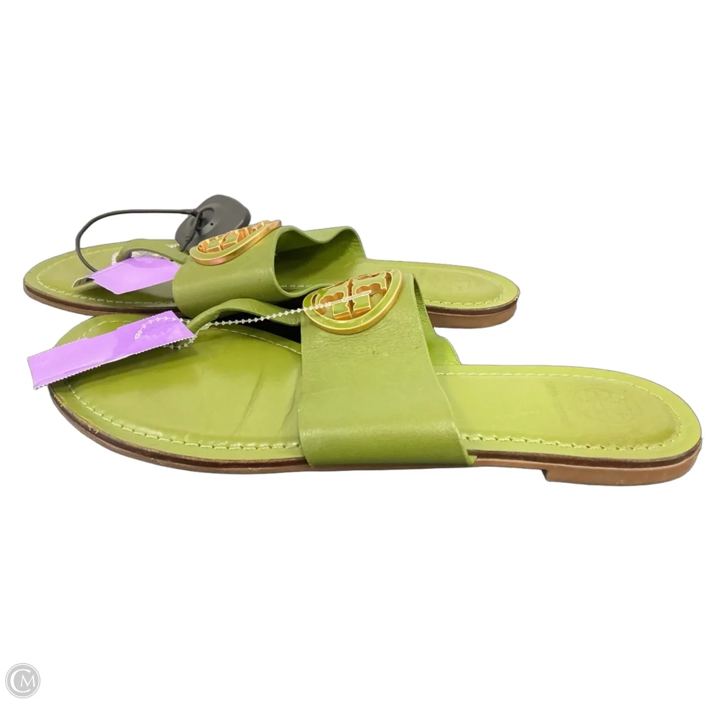 Sandals Designer By Tory Burch In Green, Size: 8