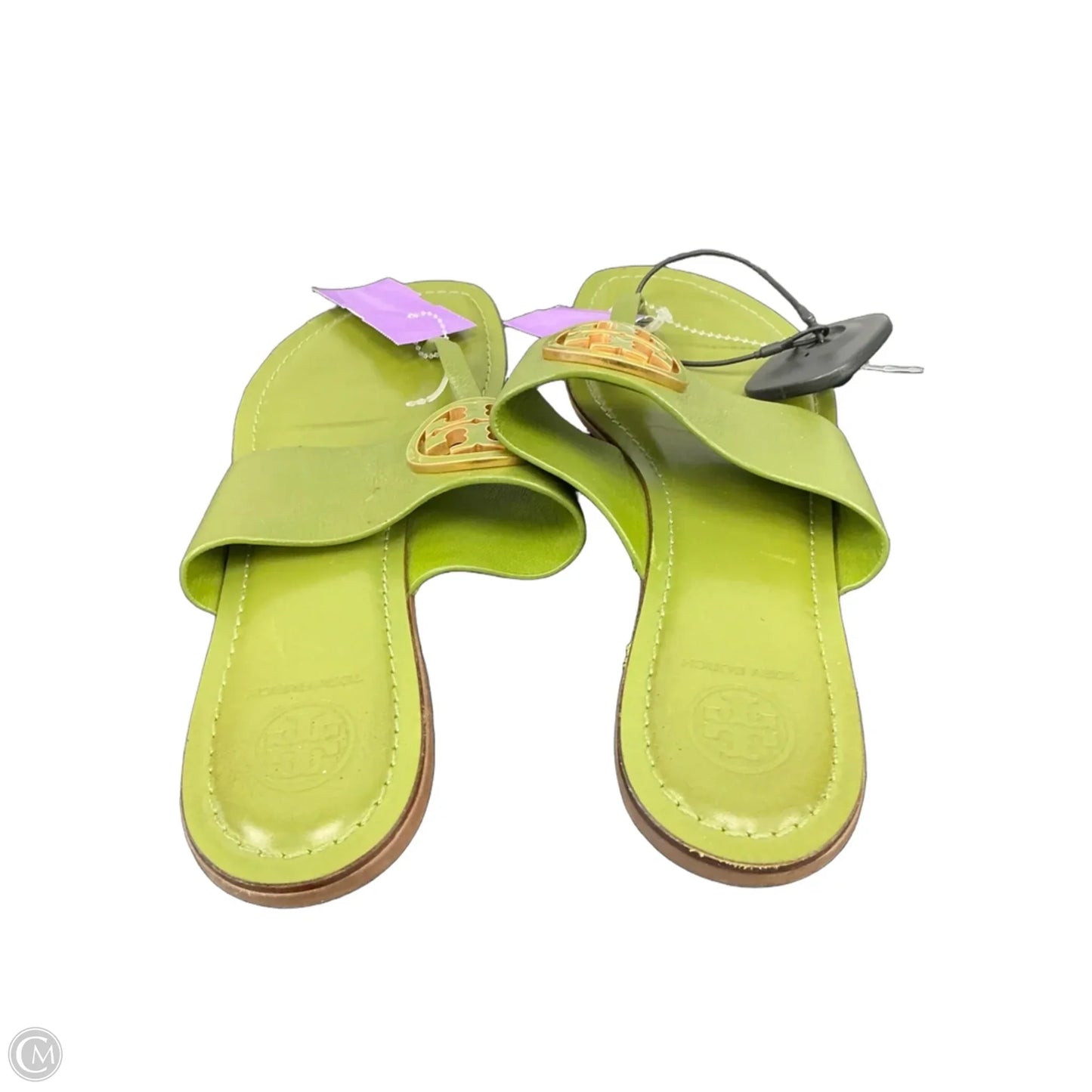 Sandals Designer By Tory Burch In Green, Size: 8