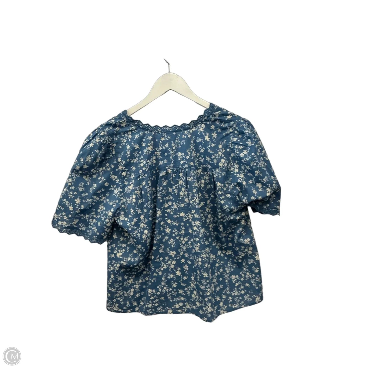 Top Short Sleeve By Gap In Blue, Size: M