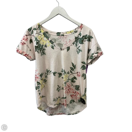 Top Short Sleeve By Maurices In Pink, Size: M