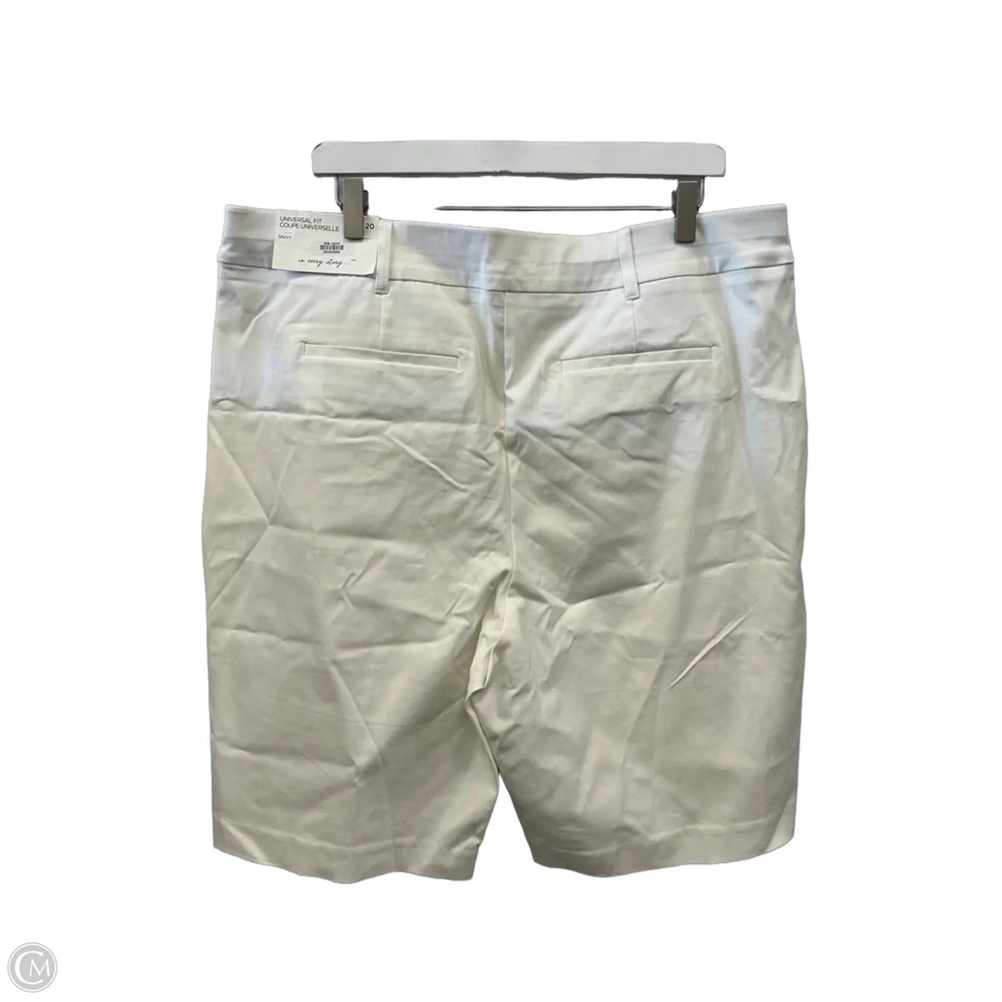 Shorts By Cmf In White, Size: 20