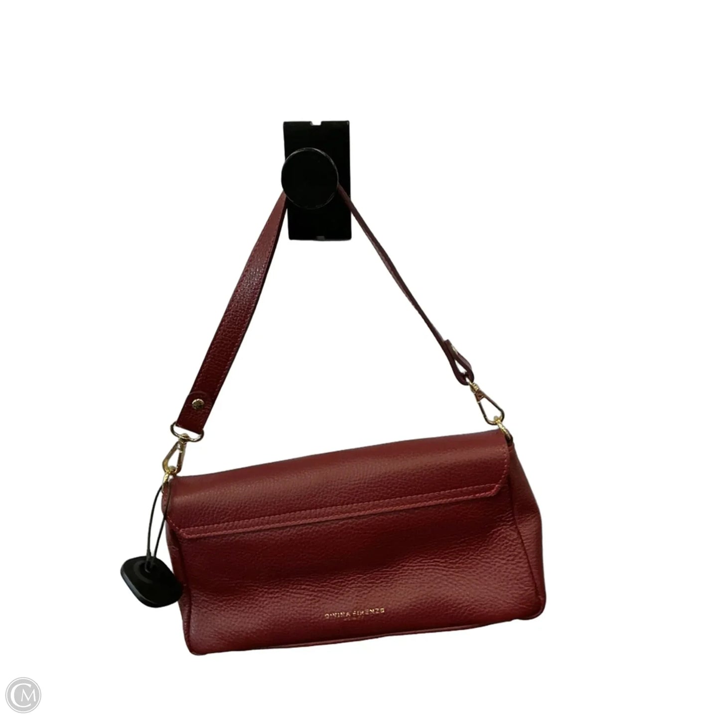 Crossbody Leather By Clothes Mentor, Size: Medium